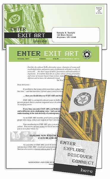 EXIT ART Mailing