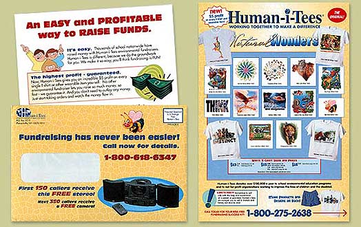 Human-i-Tees mailer
